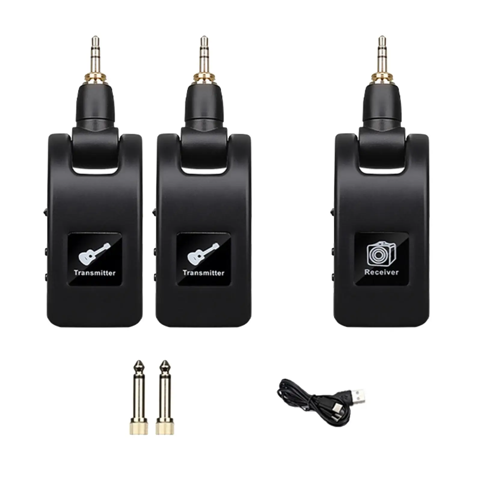 

Audio Transmitter and Receiver Portable Guitar Accessories Microphone System for Dynamic Mic Condenser Mic Guitar Electric Bass