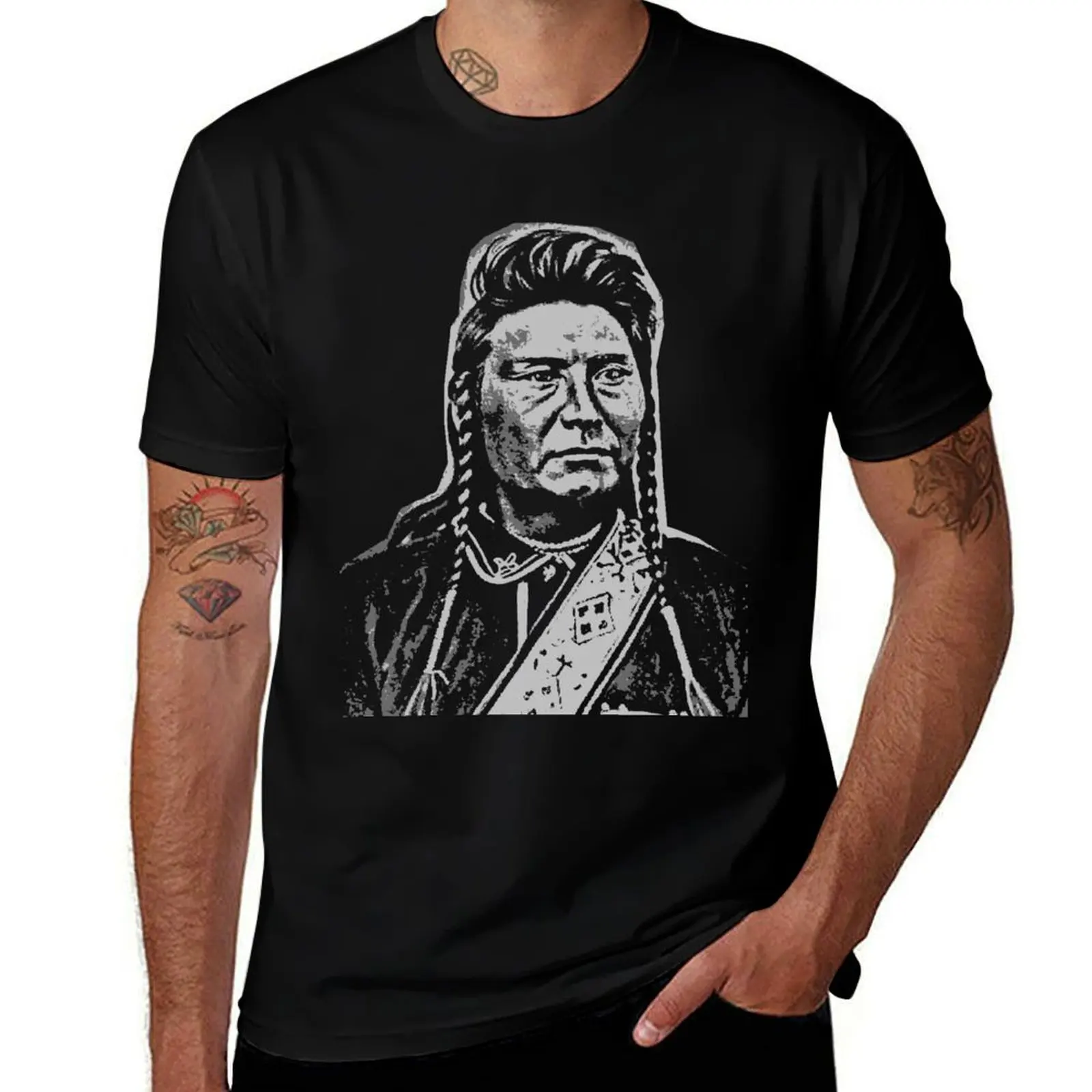 Chief Joseph (Hinmatóowyalahtq?it)-2 T-Shirt cotton t shirts high quality man t shirts high quality luxury brand T-Shirt