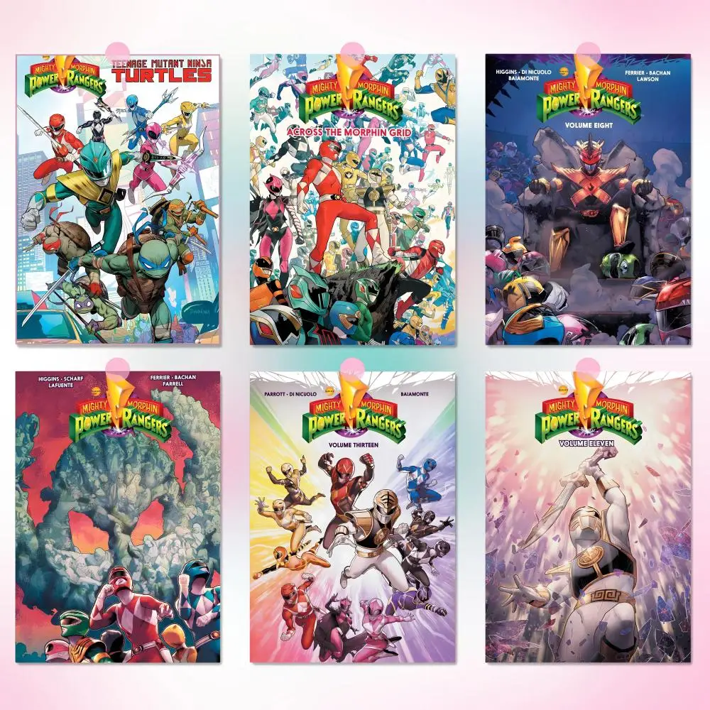 Anime P-Power Ranger Poster Sticker For Living Room Bedroom 