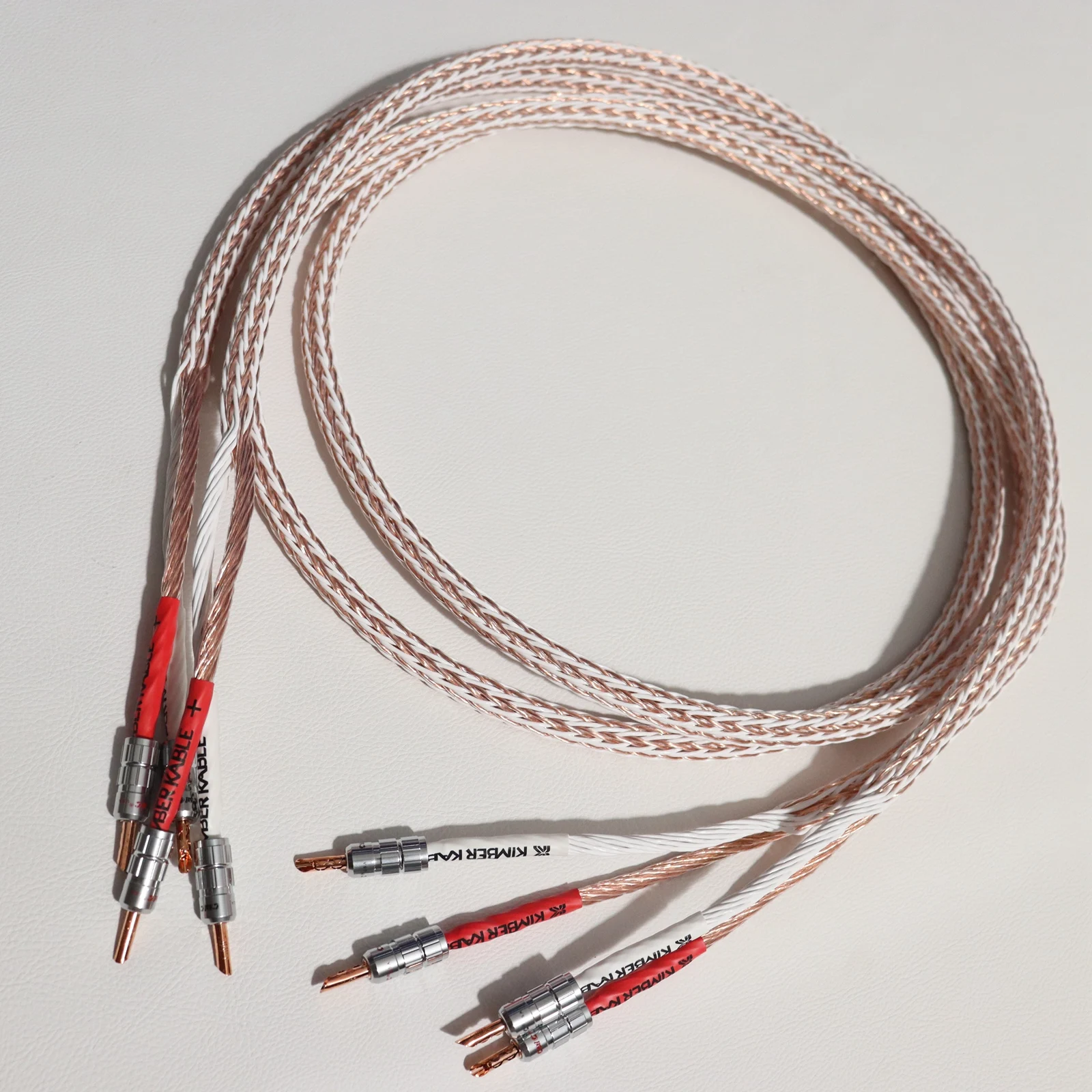 Американский оригинальный 1 пара HI-End 12TC OCC однокристальный медный Банановый штекер HIFI кабель для динамика