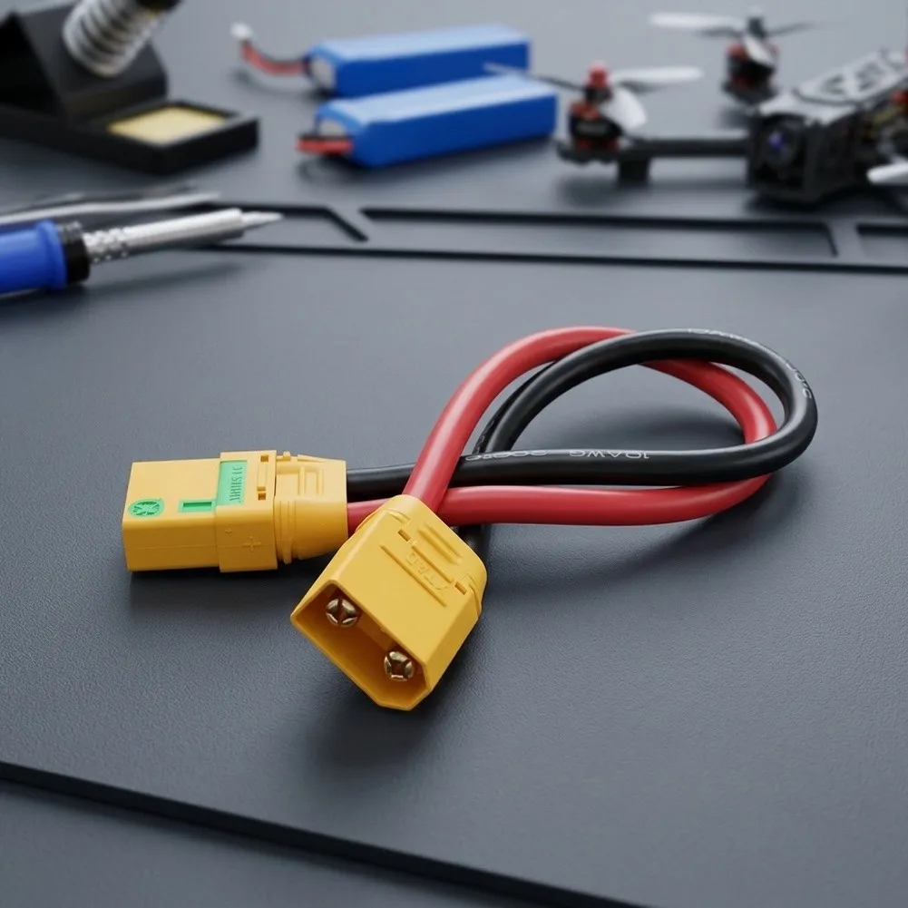RC For XT90-S Female To For XT90 Male Connector Extension Wire Cable For Robust RC Applications Easy To Install