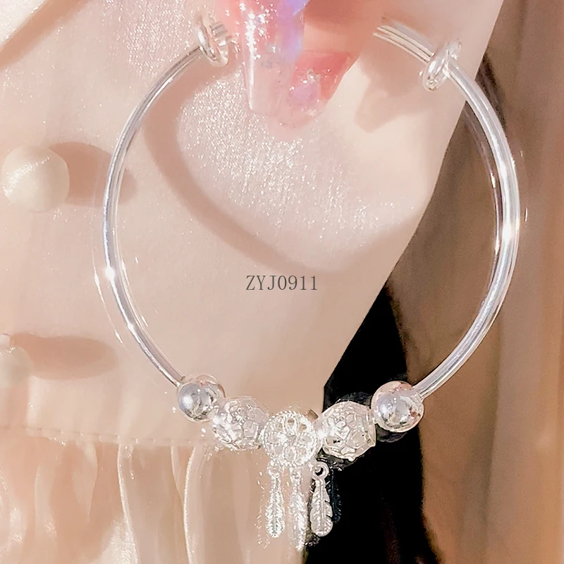 S925 Silver Bracelet Women's Dream Catcher Bracelet Silver Premium Element Ring Bracelet Hand Jewelry Silver