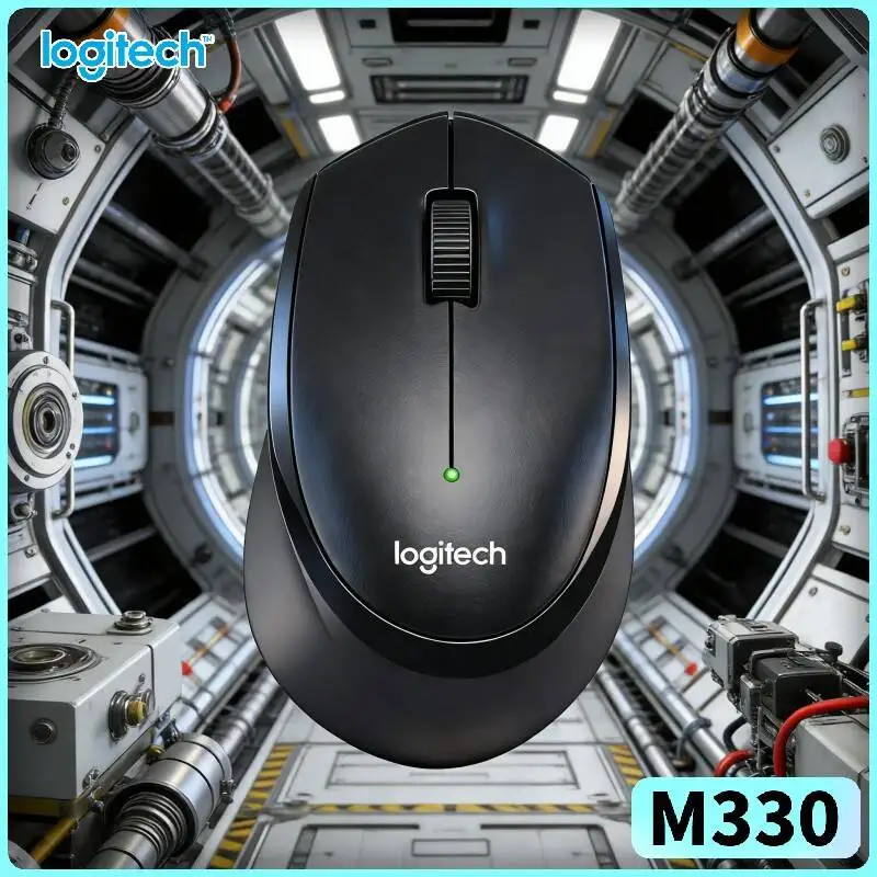

Бесшумная беспроводная мышь Logitech M330, портативная, 2.4G, с USB-наноприемником, легко переносимая, для дома, офиса, ноутбука, ПК, Mac, Stand