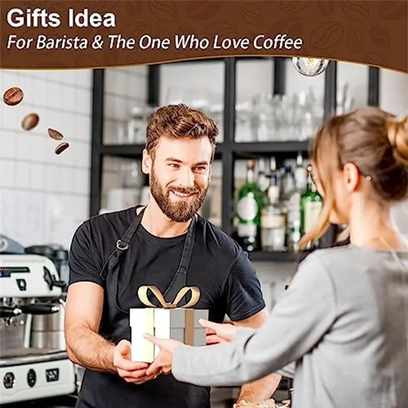 [Promotions]Espresso Tamper Coffee Tamp 53mm, Spring-Loaded Constant Pressure Espresso Tamper Set,for Coffee Lovers