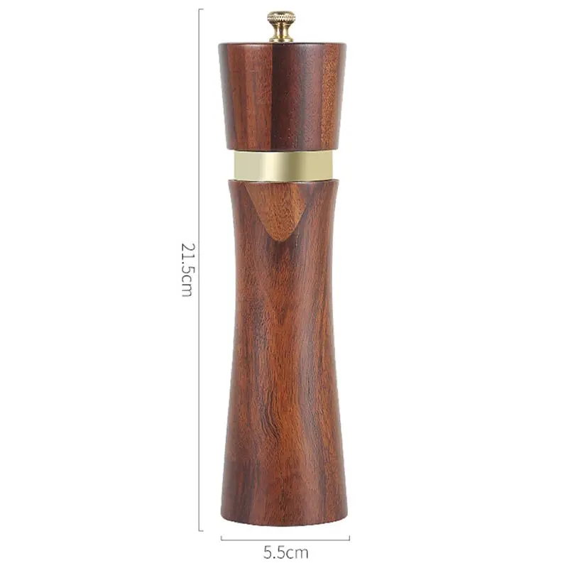 Wooden Manual Pepper Grinder Salt and Pepper Grinder Mills Sets Kitchen Cooking Salt Shakers Mill Ceramic Core Grinding Tools