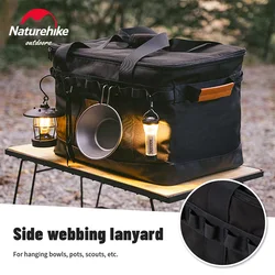 Naturehike Outdoor Travel Organizer 300D Oxford Cloth Camping Tool Storage Bag 36L Family BBQ Picnic Cookware Storage Bag