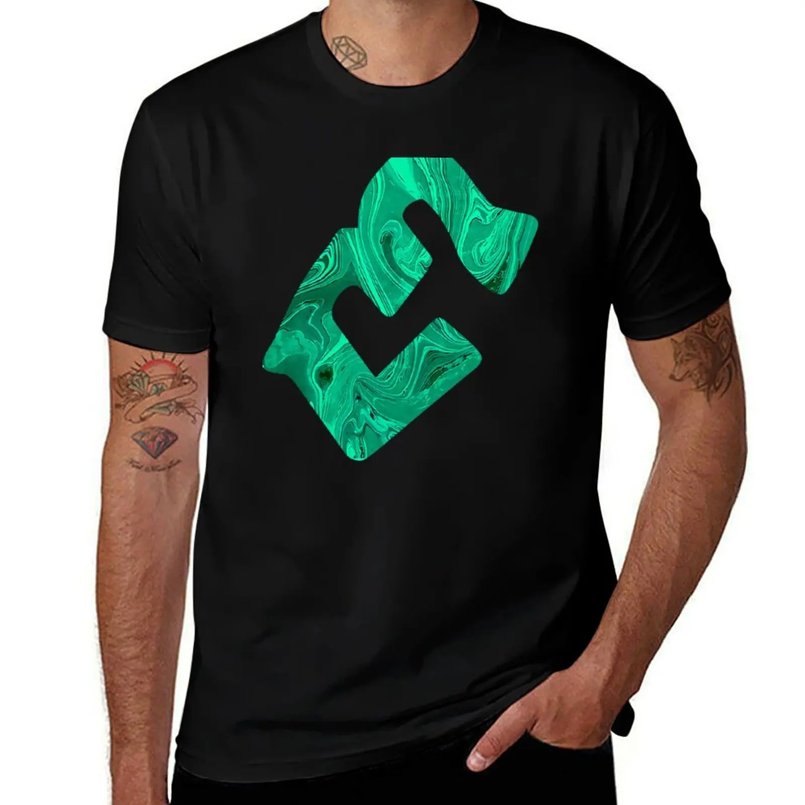 Malachite Agent T-Shirt Standard Fit Solid Tee Shirt