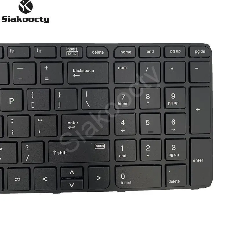 Siakoocty US Keyboard Backlit for HP Probook 650 G2 G3 655 G3 450 G3 841137-001