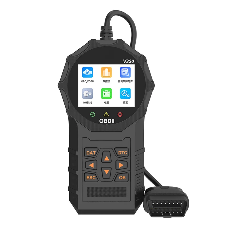 V320 Car Engine Fault Detector,OBD2 Scanner Diagnostic Tool, Auto Check Engine Light Code Reader with Reset OBDII Scan Tool
