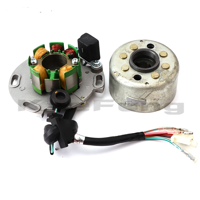 motorcycle150cc 8 coil Stator and Magneto Housing for  LF Lifan Horizontal Motor Racing  Rotor  Dirt pit monkey Bike 140