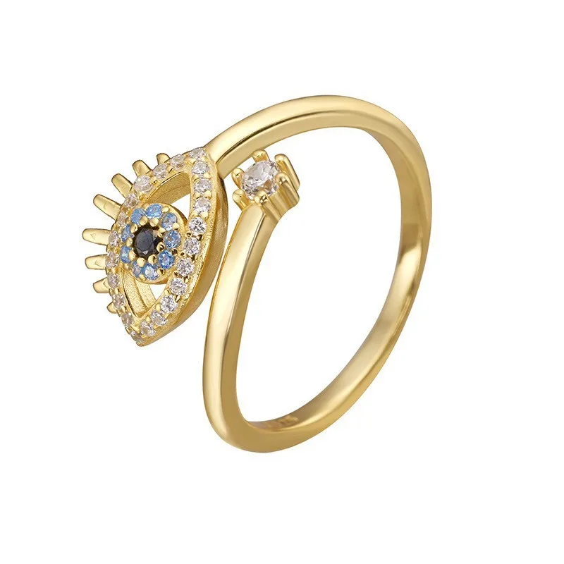 حلقات سلسلة عين الشيطان للنساء؛ خواتم عصرية فاخرة وخفيفة وتصميم متخصص ومبتكرة وعصرية وشخصية وأنيقة. #5