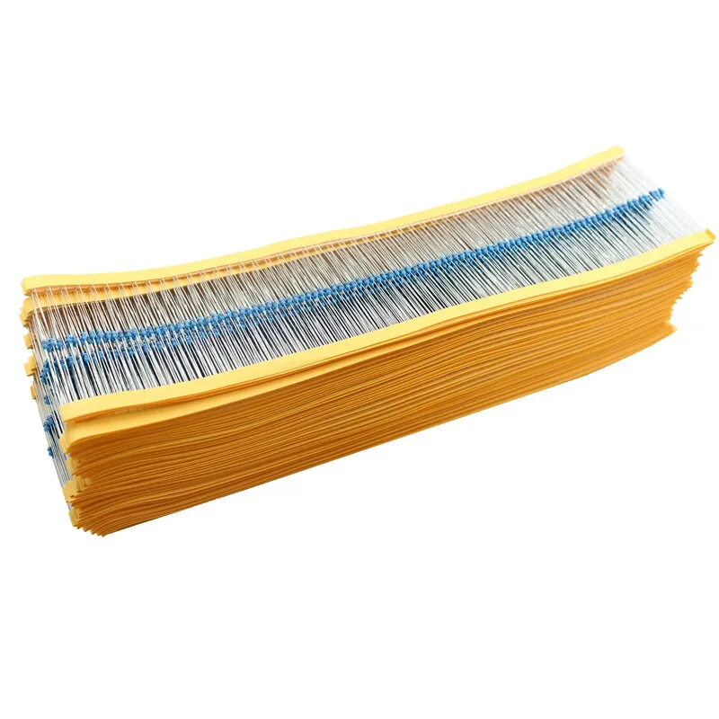 100pcs 1/6W 1% Metal film Resistors-Full Range of Values 0.1R to 5.1M