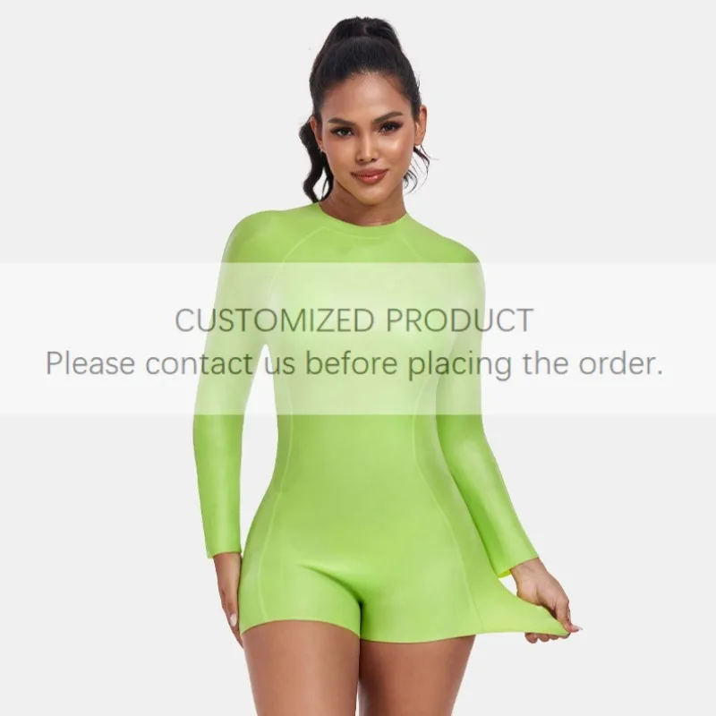 Silicone Wetsuit Women Full Body Swimsuit Swimming Quick Dry Warm Thermal Diving Suit Snorkeling Swimwear Surfing Long Sleeve