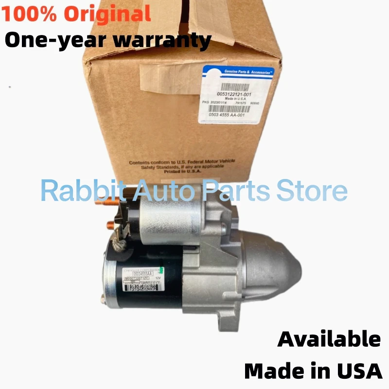 Original 05034555AA Starter For CHRYSLER SEBRING (JS) 2006 - 2010 DODGE CALIBER JOURNEY JEEP COMPASS (MK49) PATRIOT (MK74) 2.4
