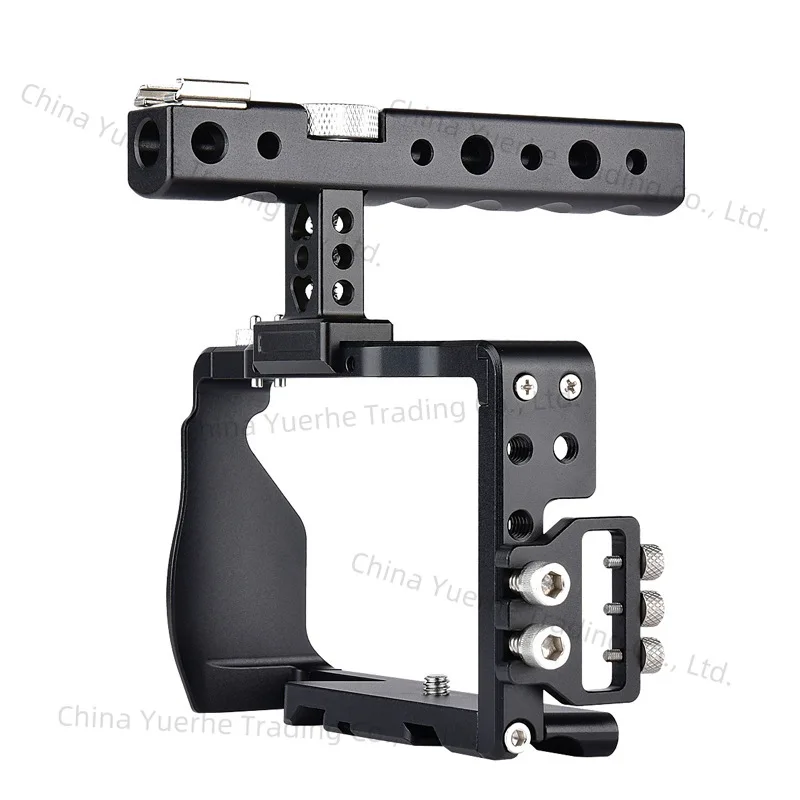 

Micro SLR camera rabbit cage handheld stabilizer low shot flash photography bracket A6 series