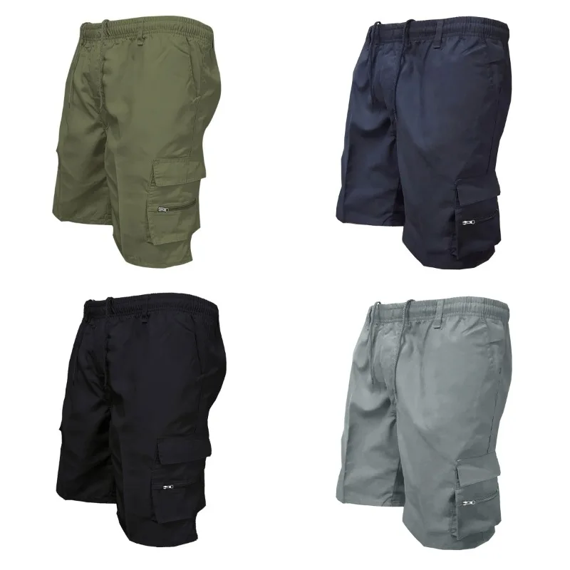 

Летние мужские спортивные шорты для велоспорта и активного отдыха: удобные, легкие, дышащие, свободные, быстросохнущие, длиной до колена.