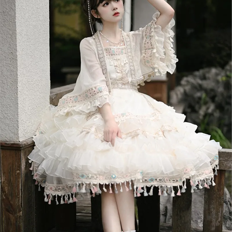 Daily Dress Girl Miao' S Chiffon