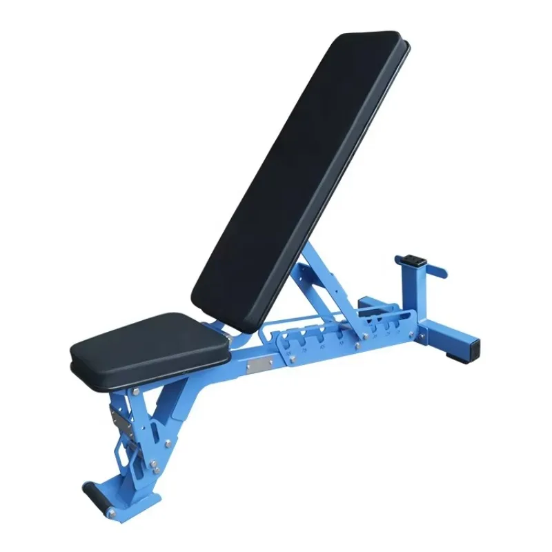 Commercial Foldable Flat Dumbbell Adjustable Benches Home Gym Training Bench Comfortable Steel Seat For Body Fitness Training