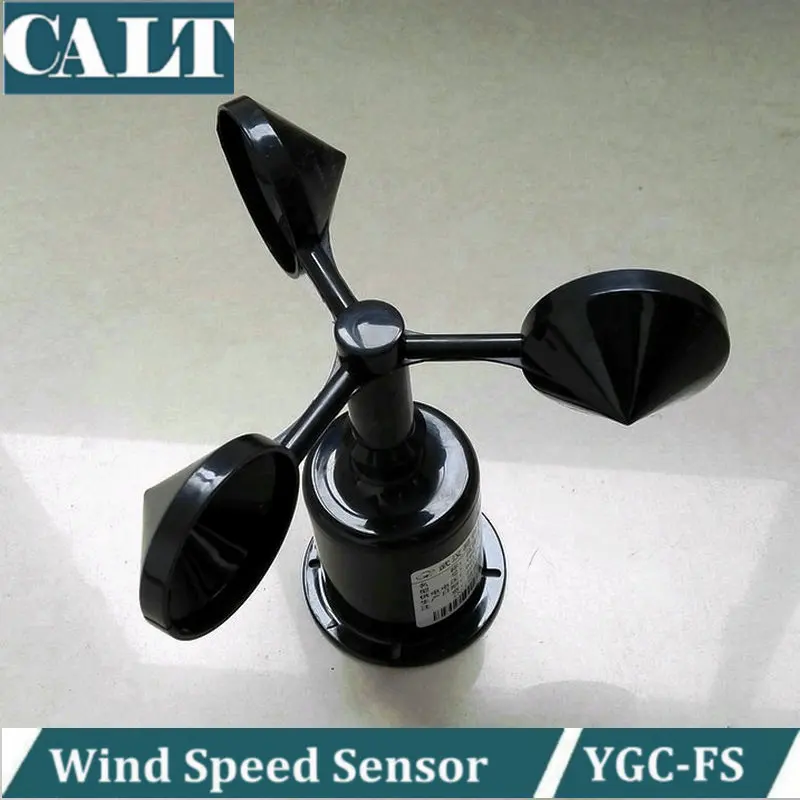 3 Cup Wind Speed Anemometer 12 24 V dc Wind Sensor RS485 4-20mA 0-5V Transmitter Weather Station