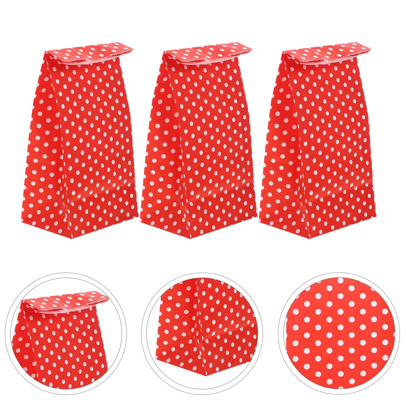 

50 Pcs Candy Gift Paper Bag Party Bags Sweet Bread For Gifts Treat Lunch Small Mini Box Popcorn