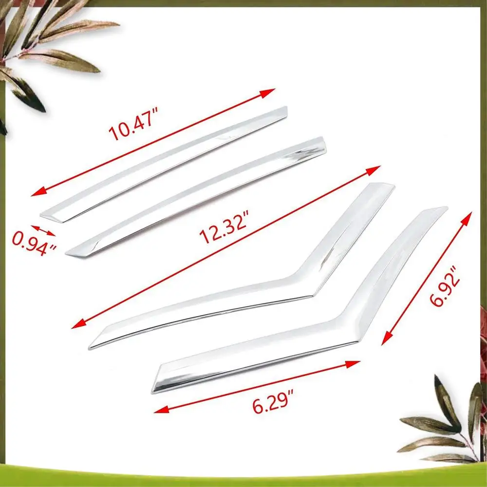 

A84R-Chrome Rear Tail Light Eyebrow Cover Trim Strip For Toyota Camry L LE XLE 2017 2018 2019 2020 2021