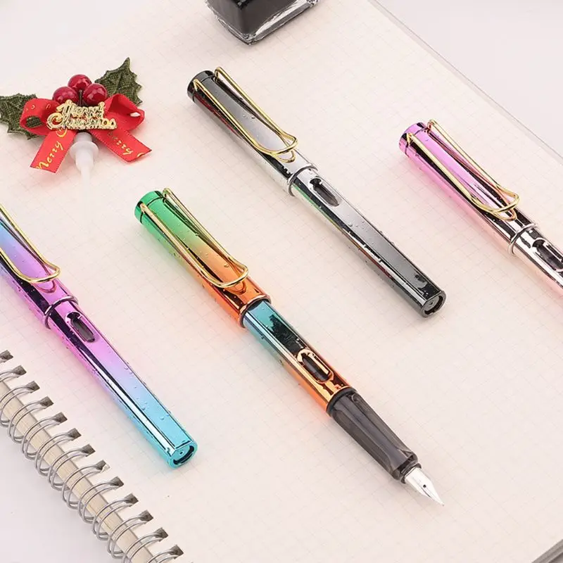 Water Drop Gradient Fountain Pen Business Student 0.38mm for Extra Fine Nib Fash