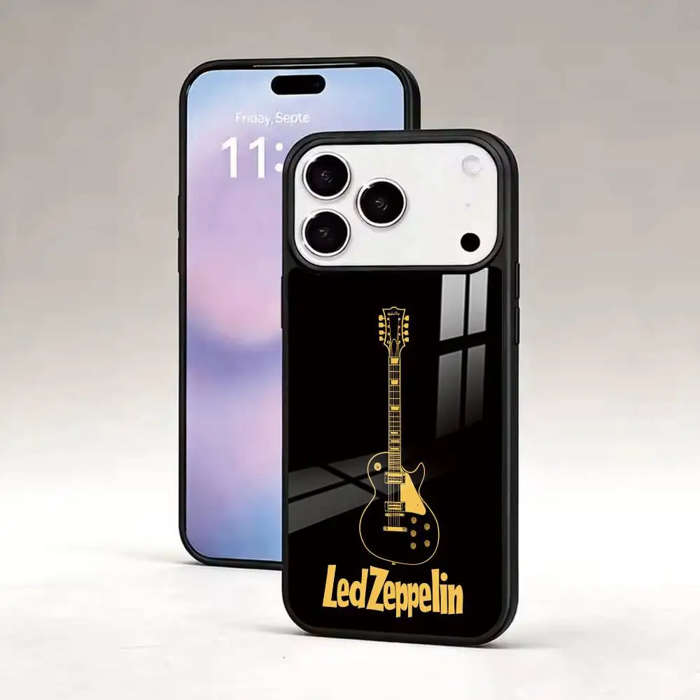 L-Led Zeppelin Vintage Rock Phone Case For iPhone17,16,15,14,13,12,11 Plus,Pro Magnetic Supports Magnetic Wireless Charging