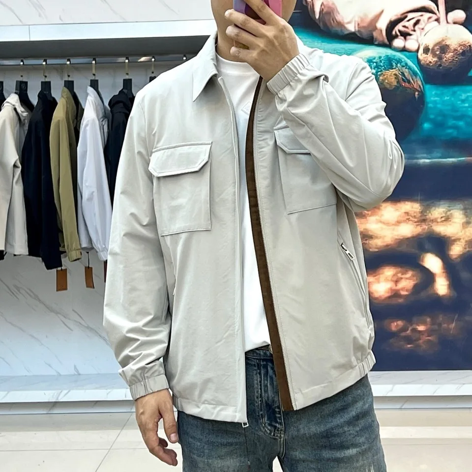 

Italian LP old money style thin jacket European and American spring and autumn lapel simple casual jacket jacket