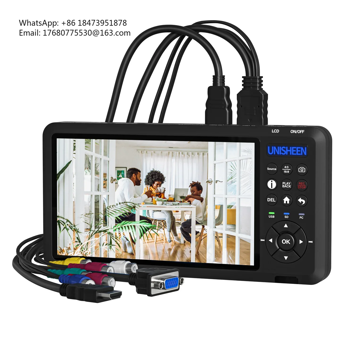 Custom Made StandAlone Endoscope 2 Channel 4K Switchable PIP POP PMP HDMI VGA DVI VGA Capture Card Box Video Recorder