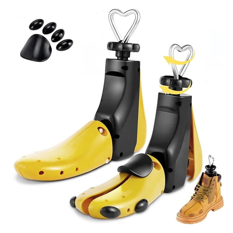Tough Dual-Action Shoe Stretcher - Professional High Top Shoe Stretcher - Adjustable Tool for Tight Footwear Sneakers & Boots