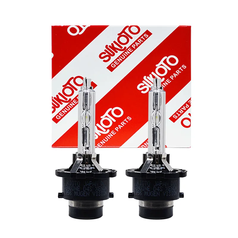 

2PCS SUKIOTO GENUINE PARTS ORIGINAL 35W D2S HID Xenon Light Bulbs D4S Car Headlight 4300K 6000K 8000K 10000K D2R D4R Auto Lamps