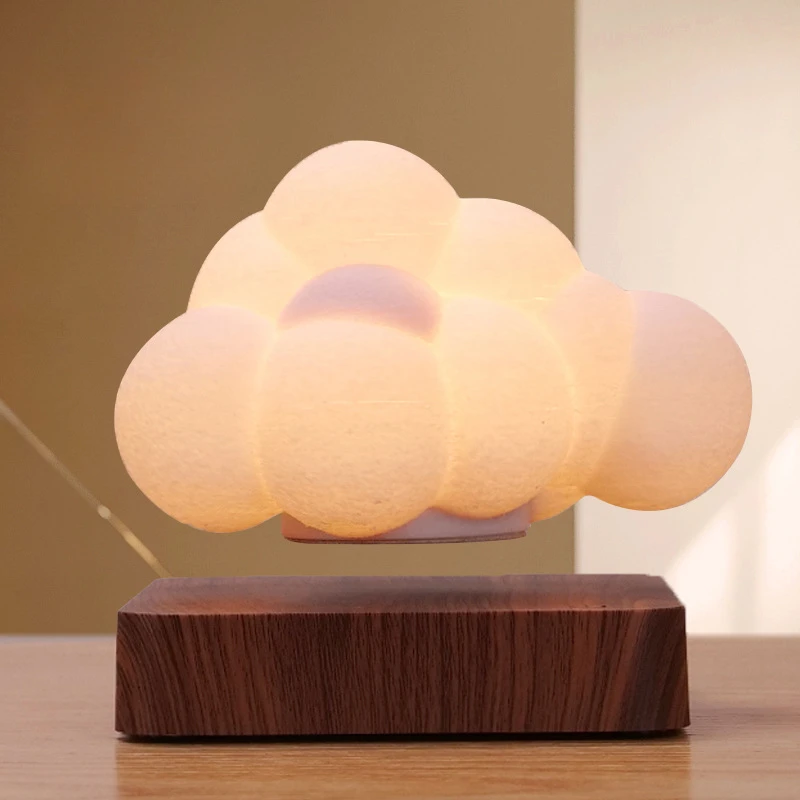 Romantic Atmosphere Magnetic Levitation Cloud Lamp Creative Gift Light Luxury Home Decoration High End Birthday Gift