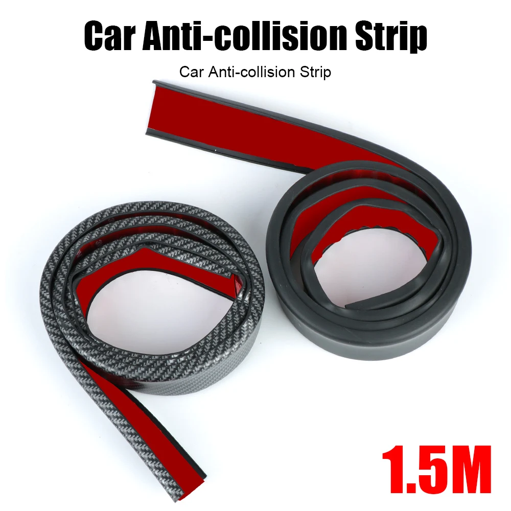 

Eyebrow Wheel Strip 1.5M 1 Pc Anti-collision Strip Auto Accessories Decorative Car Wheel Strip Anti-Scratch Car Side Fender PVC