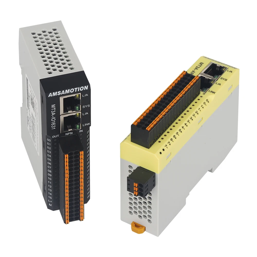 MODBUS TCP 원격 I/O 모듈 디지털 아날로그 MT3A 시리즈 16채널 PNP NPN MT3A-AQ0810 MT3A-AE0830 MT3A-IO1631 MT3A-ID1630