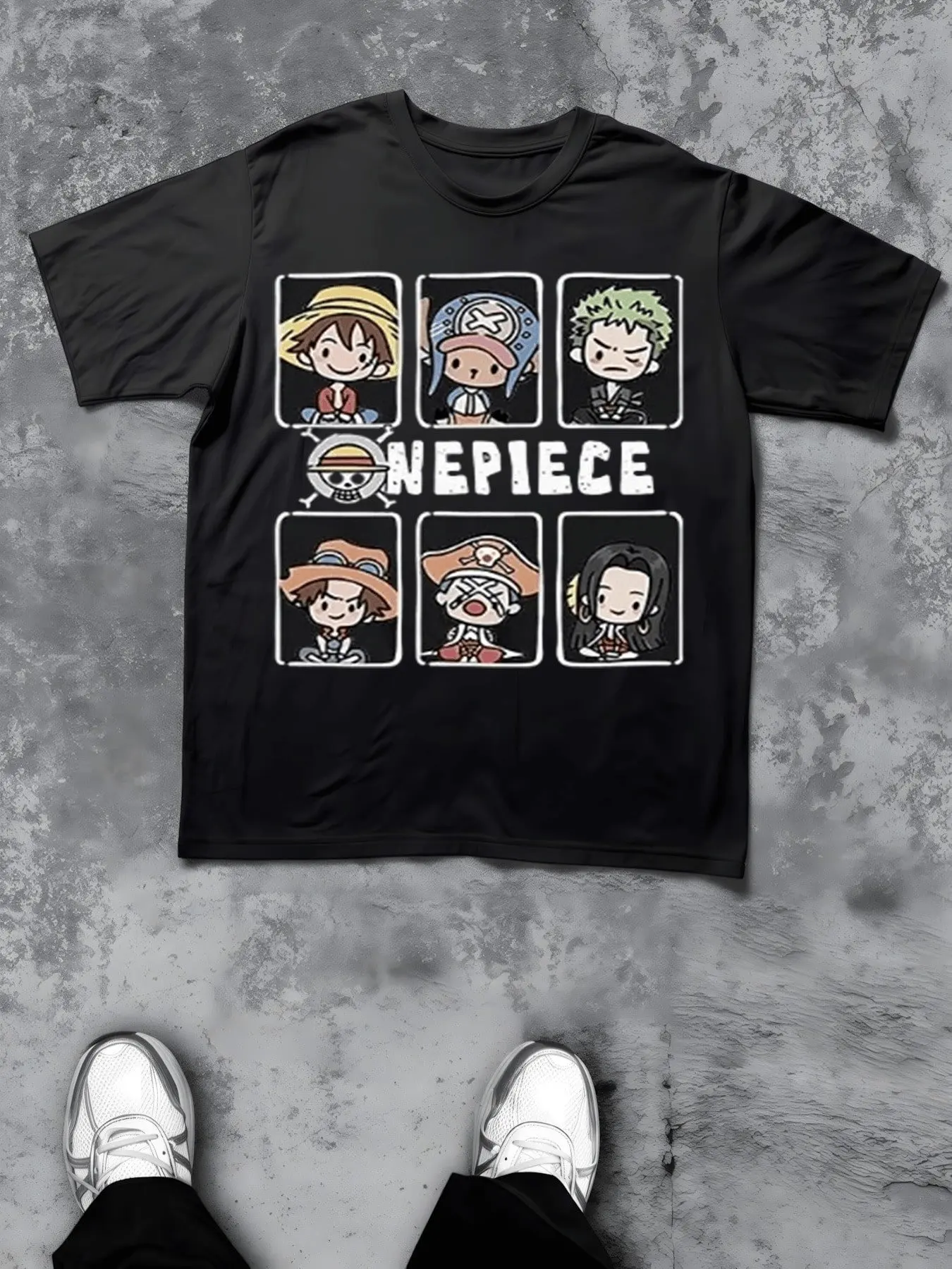 Oversized One Piece Anime Print Graphic T Shirt Man Women Short Sleeve Tee Casual Streetwear Y2k Clothes 2025 Summer Trendy Top