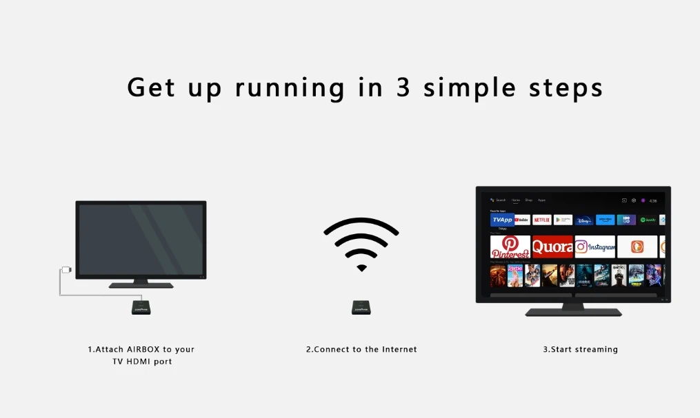 [أصلي] أحدث ZGEMMA airbox y1 Box super Android Smart TV box 2G16GB الإصدار العالمي مشغل وسائط البث 4K UHD الأكثر شعبية