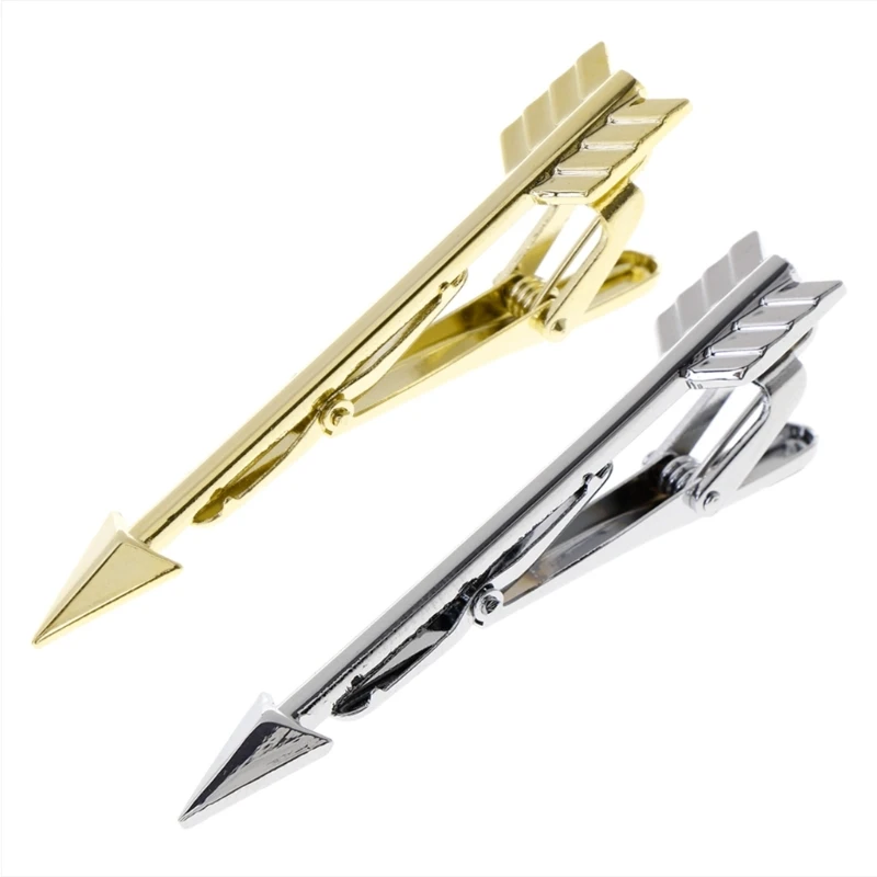 

Men Tie Clip Fashion Tie Pin Alloy Tie Bar Gentleman Wedding Brooch Pinch Clips Dropship