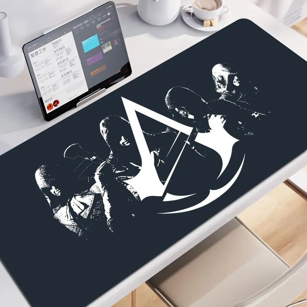 

900x400mm Computer Gaming Mousepad A-Assassin S -Creed Lock Edge Thicken Keyboard Office PC Accessories Rubber Cabinet Desk Mats