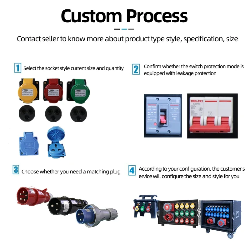 3 Phase Power Distro Power Distributor Controller Distribution Box For Stage Lighting