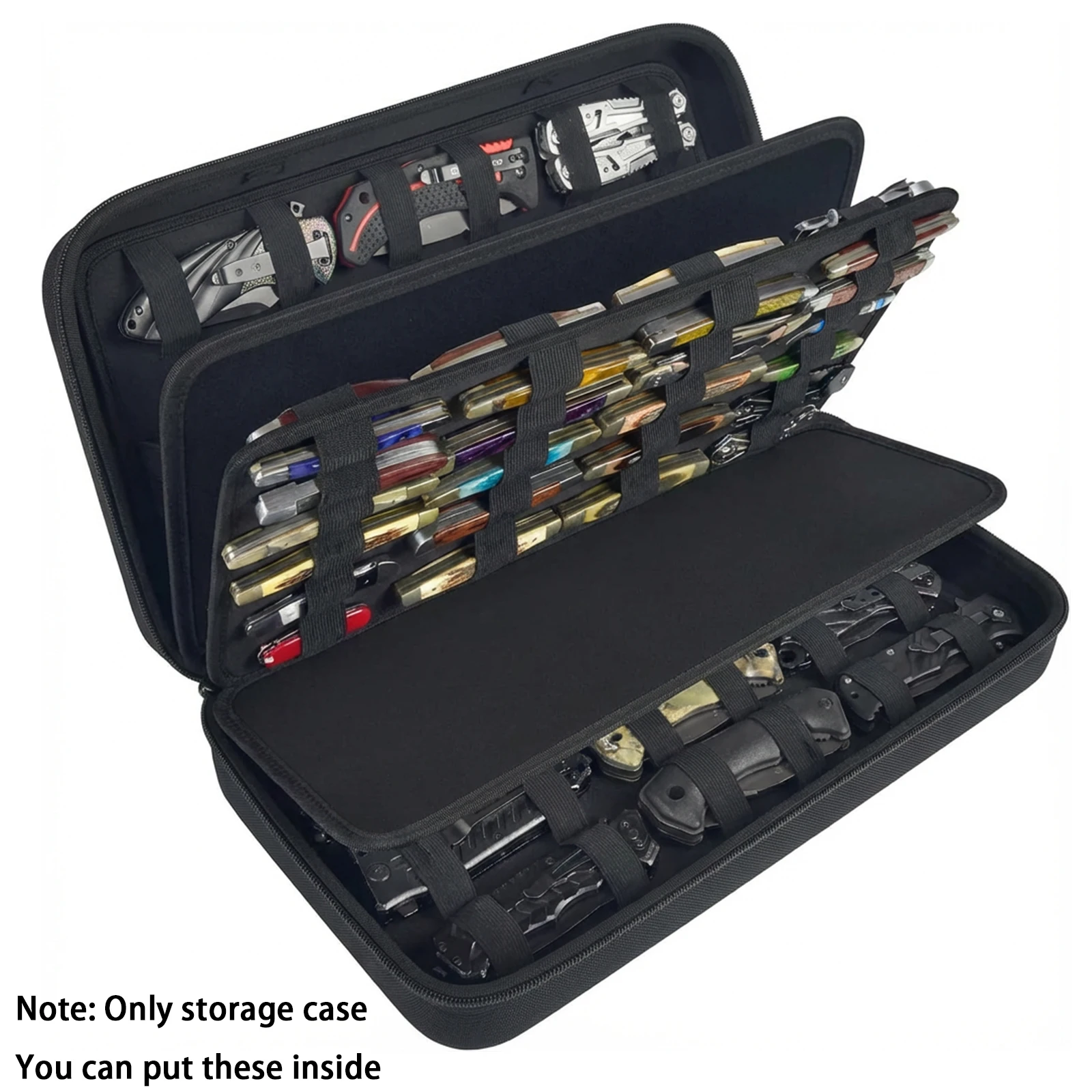 

Витрина для 66+ карманных ножей. Держатель для складных ножей, органайзер для бабочковых ножей, чехол-рулон для хранения ножей