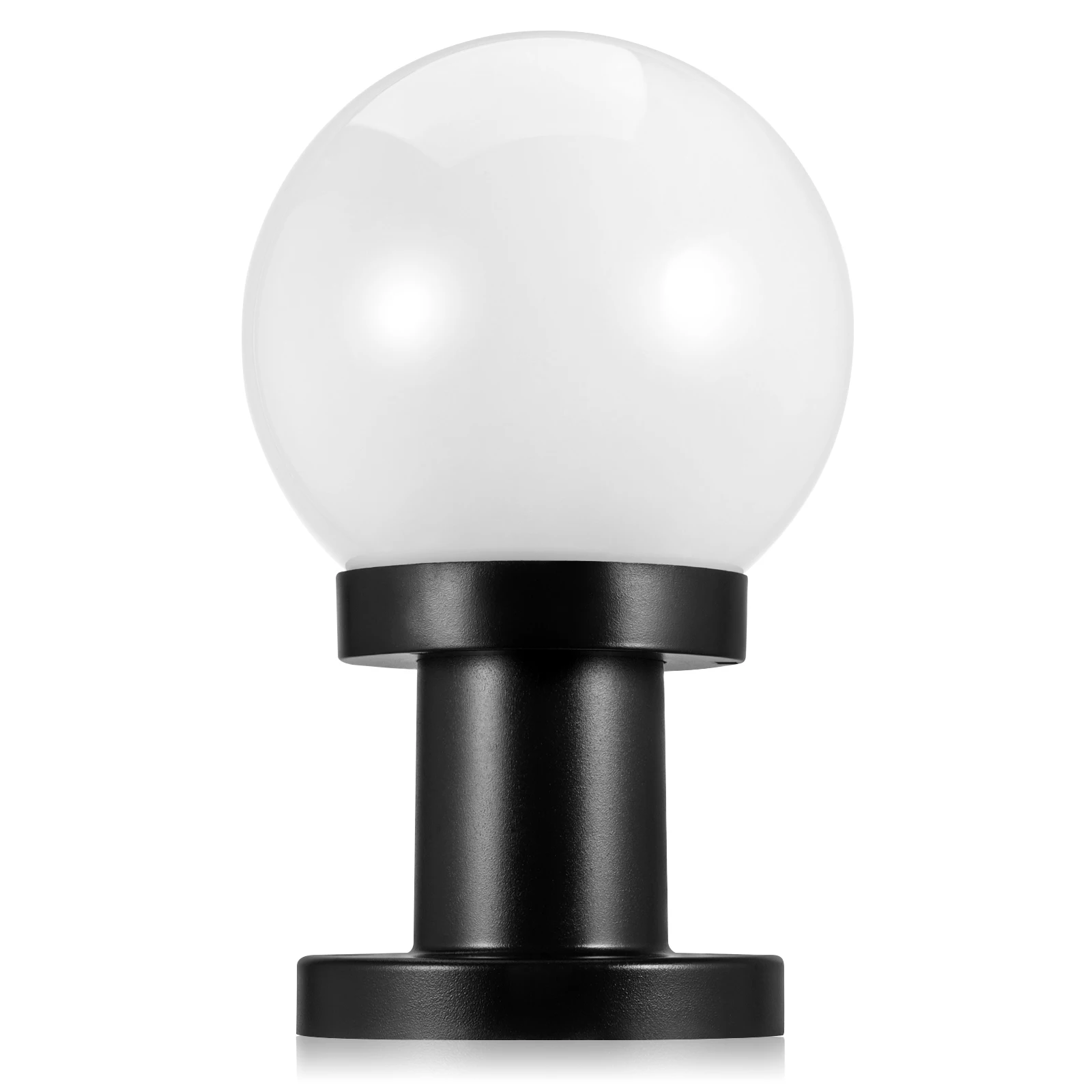 Spherical Lampshade 15cm Acrylic Outdoor Post Light Fixture Waterproof Fence Decor Garden Path Lights Outdoor