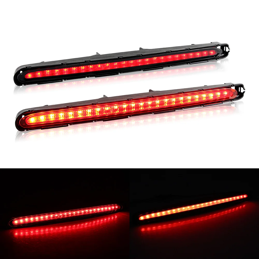 

1PC LED 3rd Brake Light Third High Level Stop Lamp Rear Car Taillight for Mercedes-Benz E-Class W211 2003-2009 Red Smoke Lens