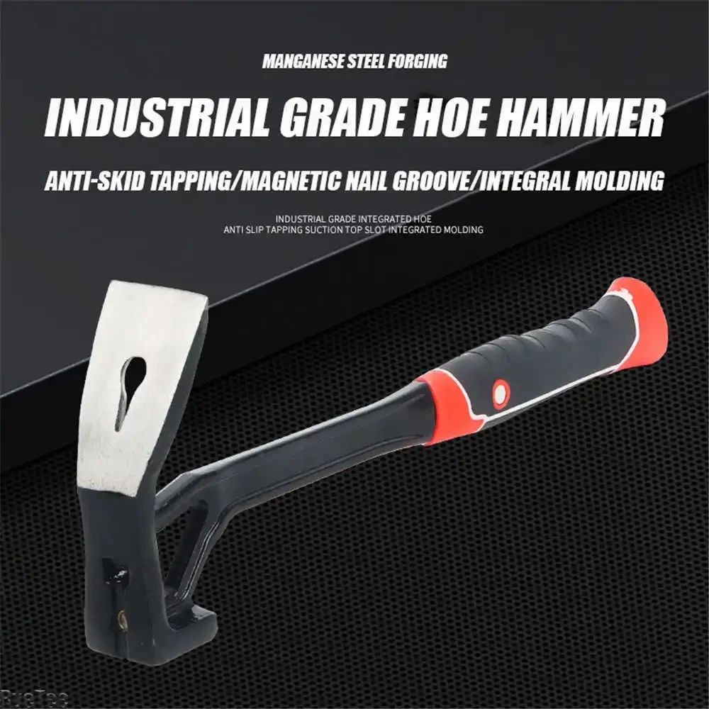 High-carbon Steel Forging Hammer Professional Thickening Woodworking Square Head Hammer Construction Site Sledge Household Tools