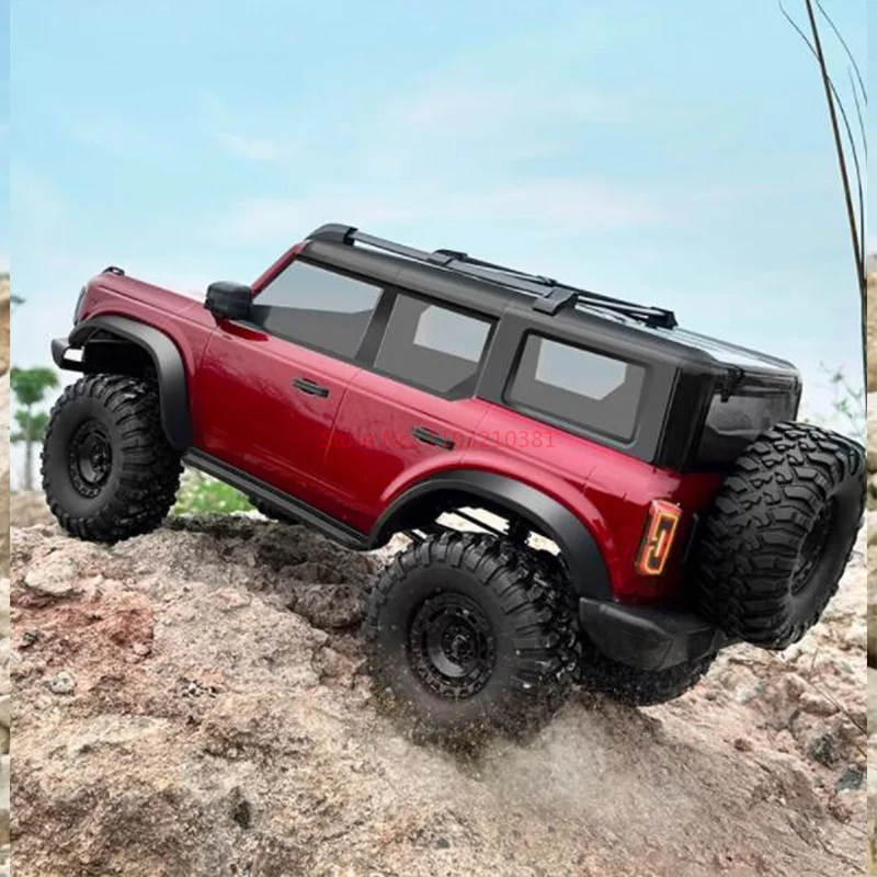 New 1:10 Hb R1001 Bronco Simulation Rc Climbing Car Remote Control Model Awd Off-road Car Toys Compatible 2s 3s All-metal Gears