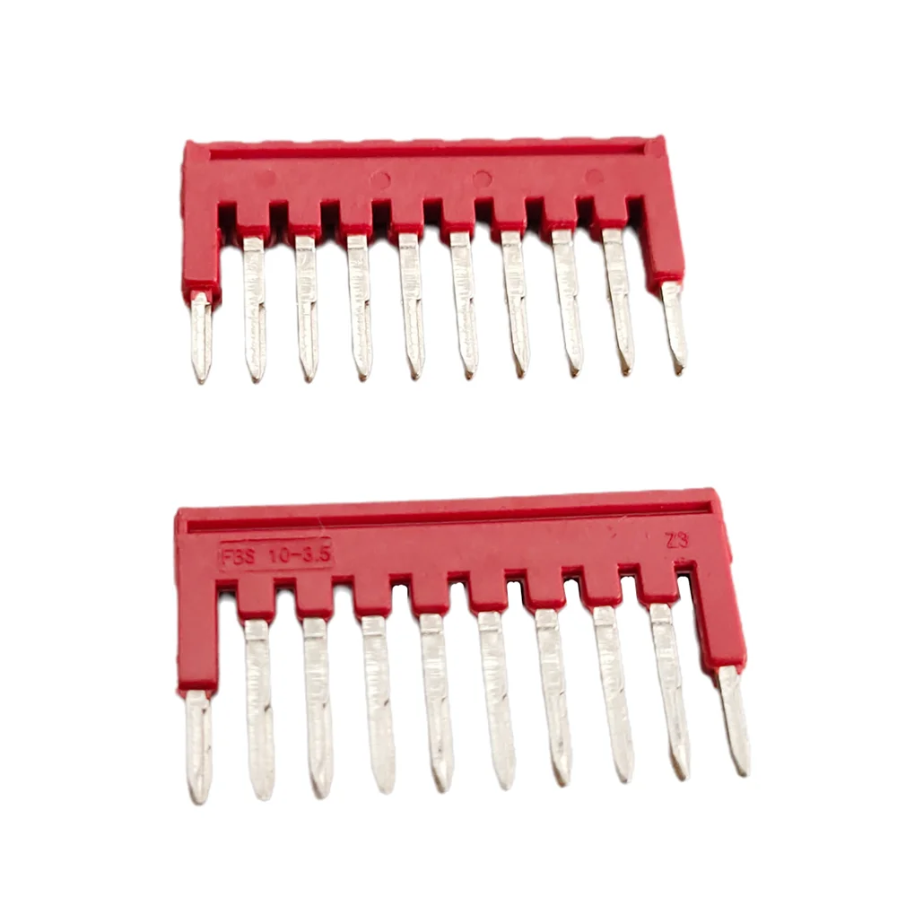 10pcs FBS10-3.5 FBS2-3.5 FBS4-3.5 FBS5-3.5 Jumpers Seat DIN Rail Terminal Block Accessories Plug-In Bridge for PT1.5 PTTB1.5