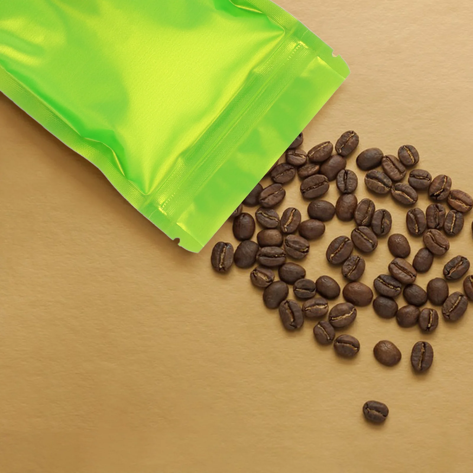 

50Pcs Food Storage Pouches Thickened Aluminum Foil Resealable Airtight Bags for Tea Nuts Dried Fruits Portable Snack Container