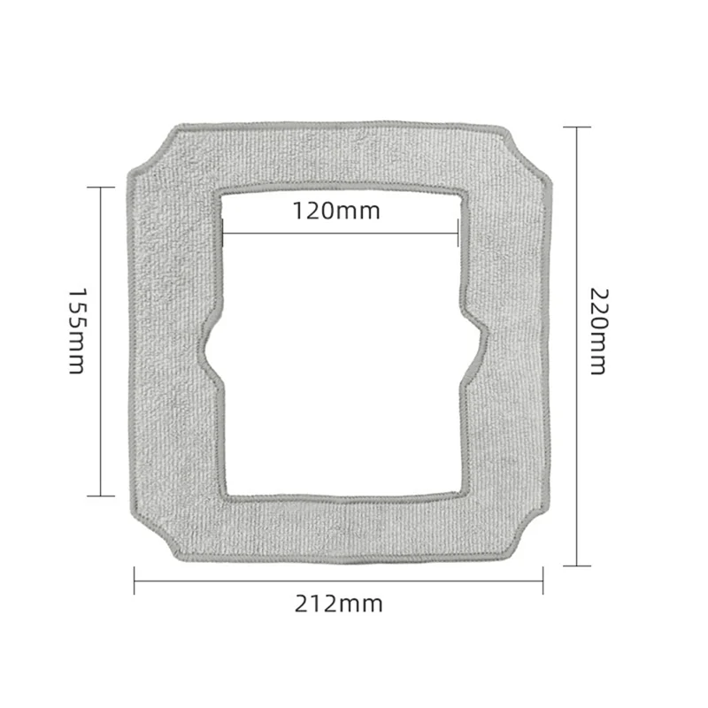 AT51-Adequado para ecovacs acessórios de robô de limpeza de janelas mini pano de limpeza consumíveis esfregão de substituição de limpeza
