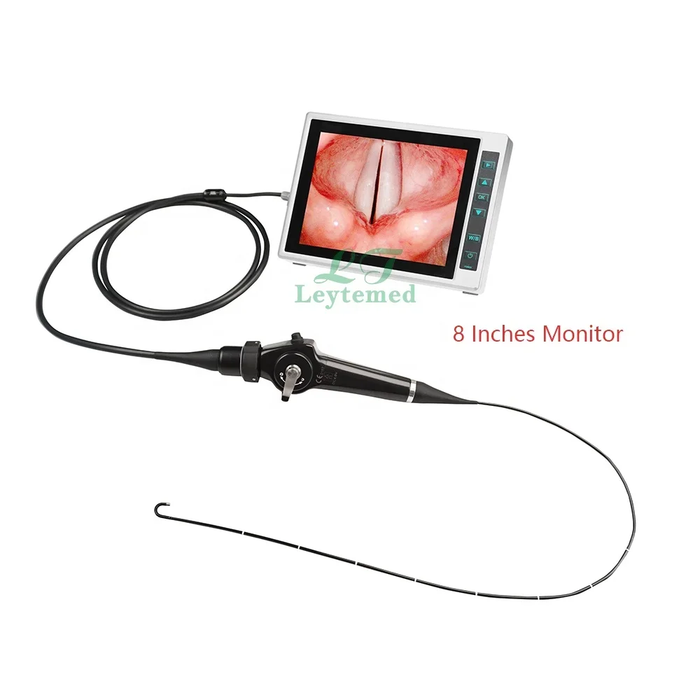 LTEV20D Medical Device 3.1mm Insertion Tube 1.2mm Working Channel Flexible Intubation Video Laryngoscope