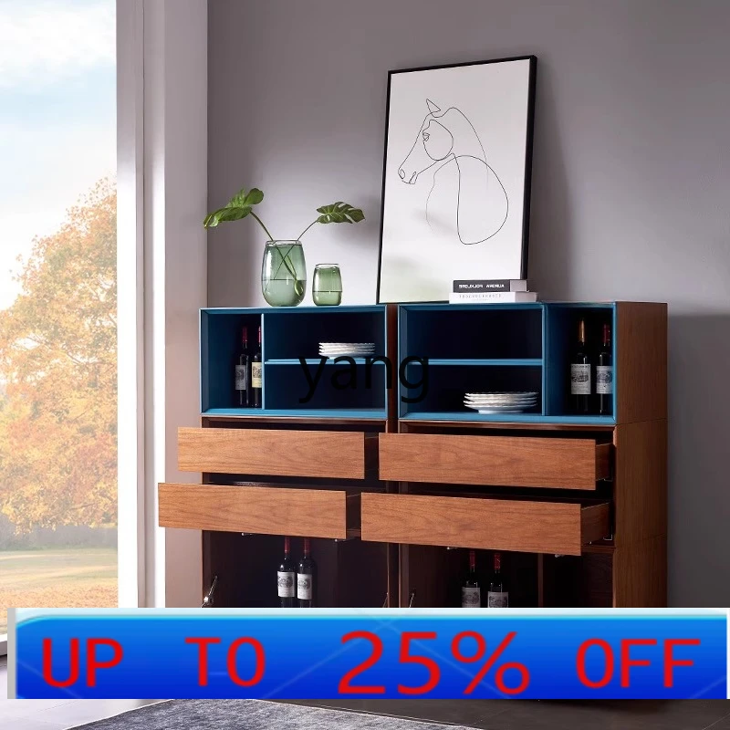 

Lmm modern minimalist style dining side cabinet living room light luxury storage side cabinet narrow