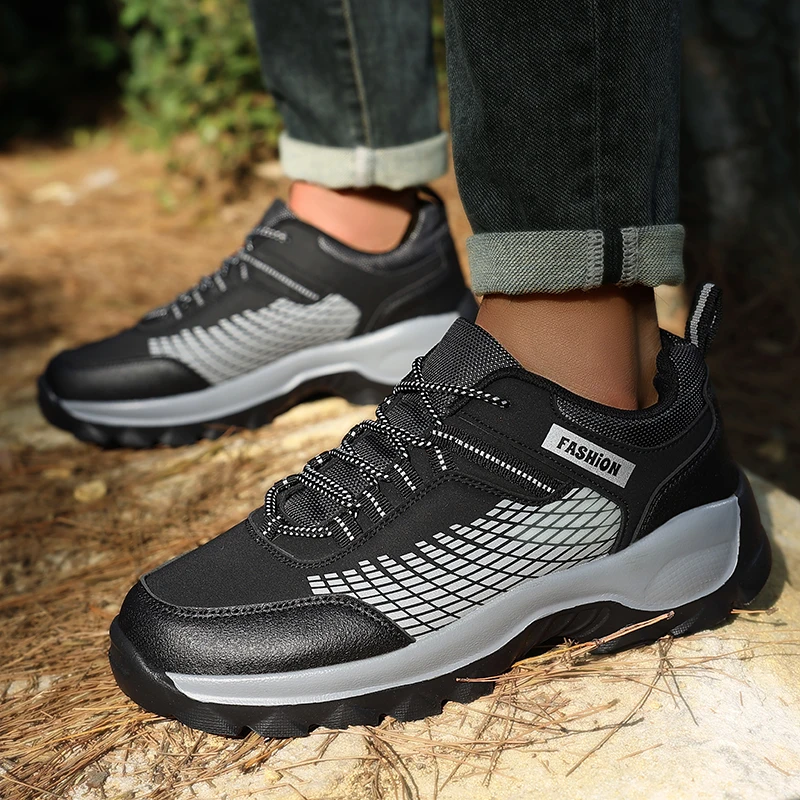 

Новое поступление, мужская походная обувь, Нескользящие уличные кроссовки, водонепроницаемая спортивная обувь для альпинизма, бега, мужские треккинговые ботинки